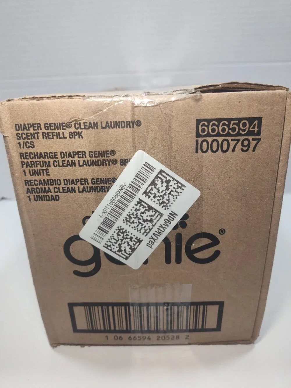 Diaper Genie Clean Laundry Scent Refills 8 Pack New Open Box Complete